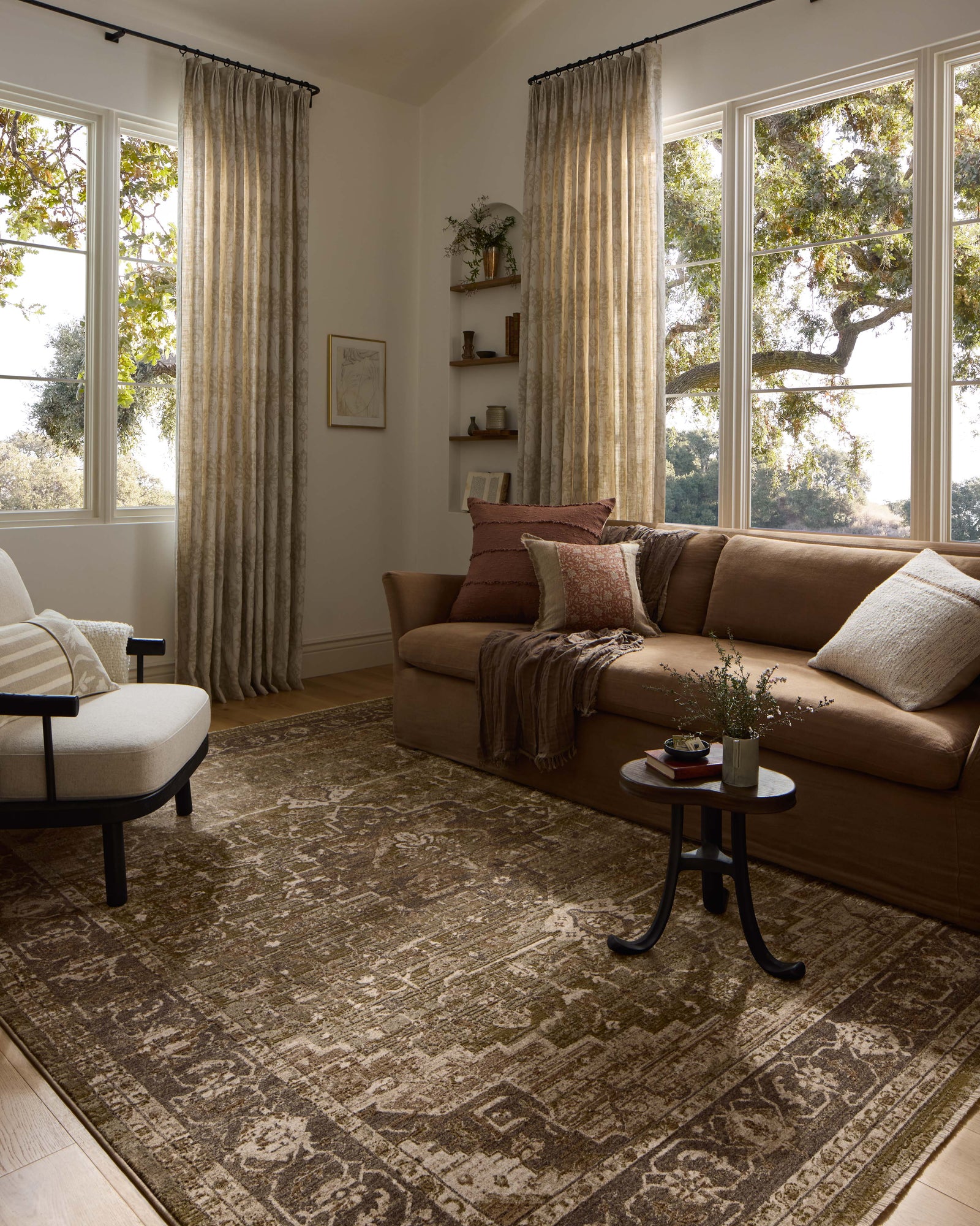 Haywood Moss / Charcoal — a Loloi rug at Laurie Yapp Home.