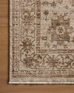 Haywood Ivory / Taupe shown from a different angle to reveal its pattern.