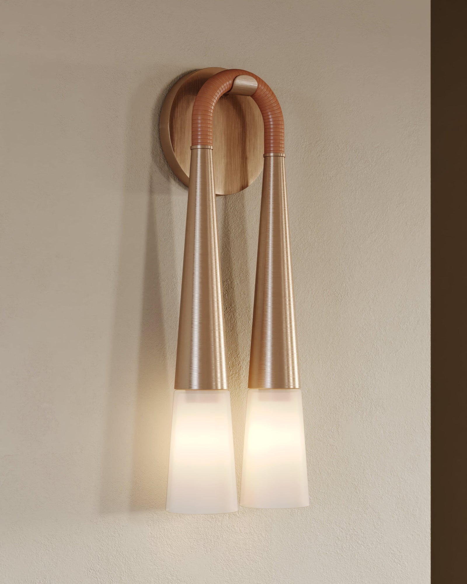 Hawke Wall Sconce — a Troy wall sconce for bathrooms, hallways, and living rooms at Laurie Yapp Home.