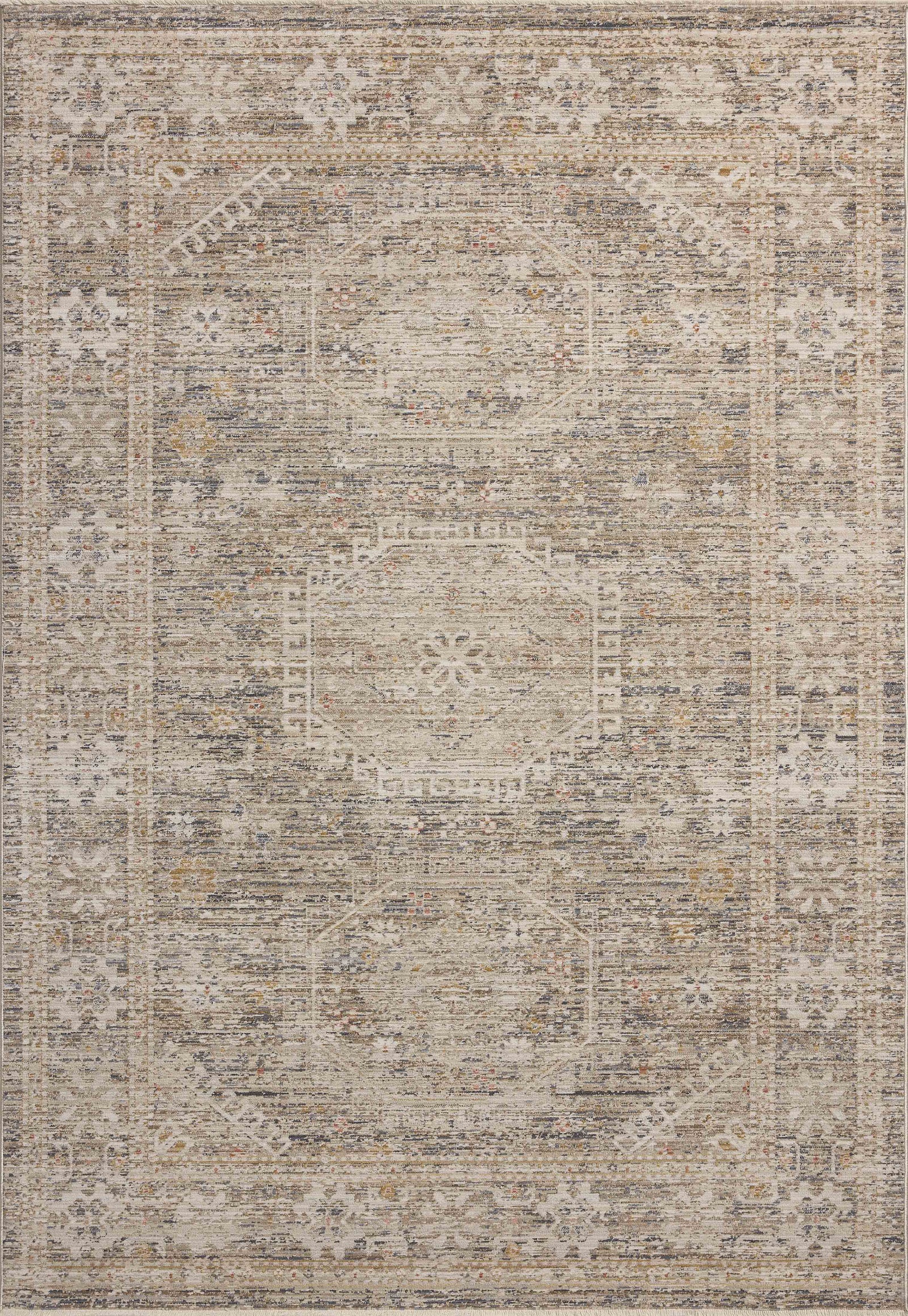 Ida Taupe / Multi — a Loloi rug at Laurie Yapp Home.