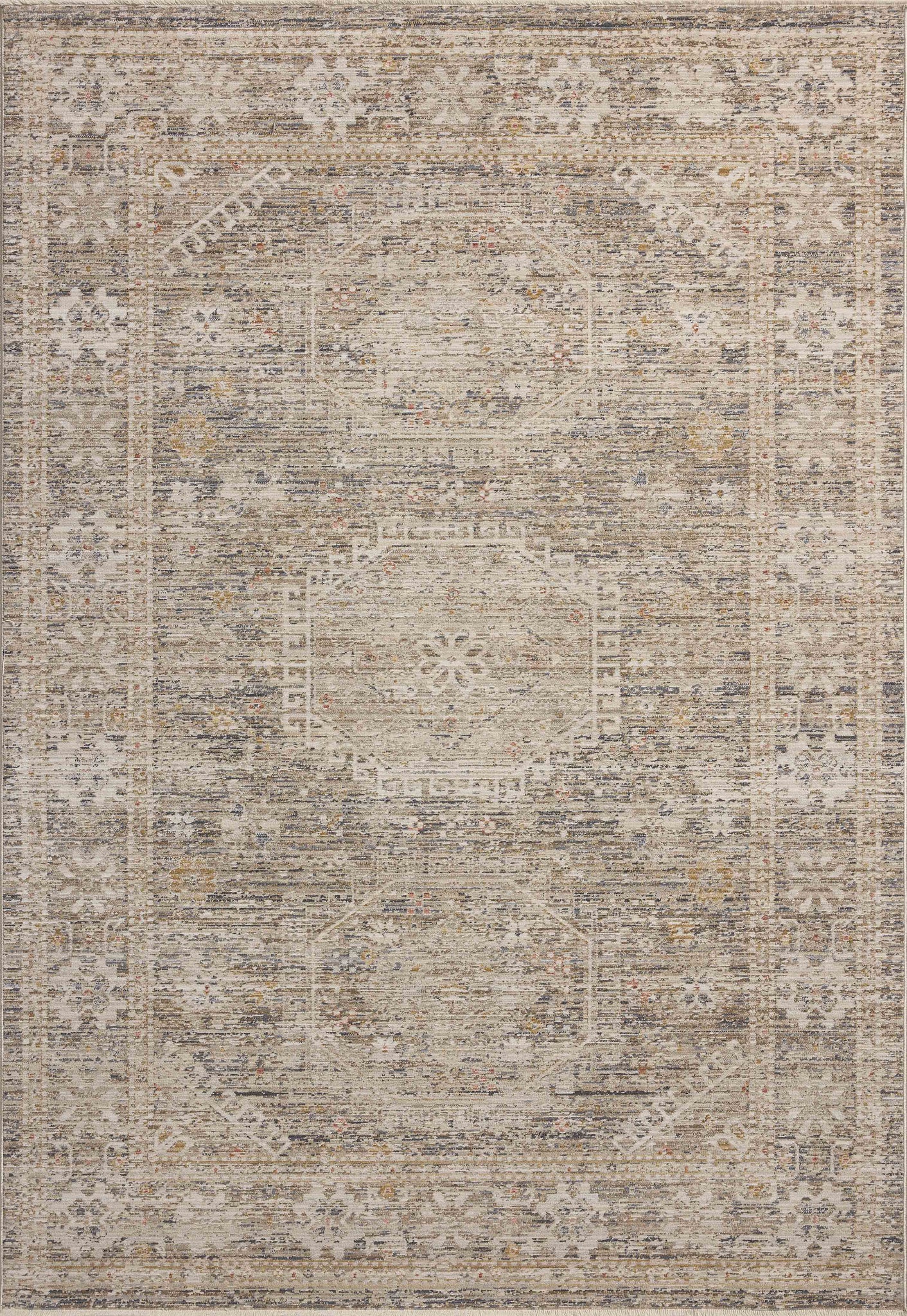 Ida Taupe / Multi — a Loloi rug at Laurie Yapp Home.