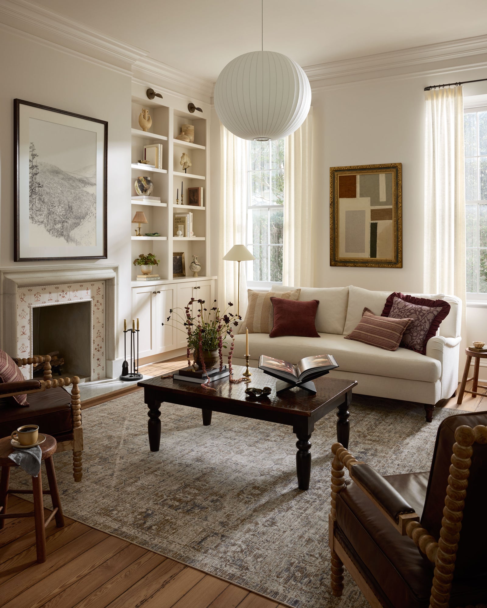 Ida Slate / Natural — a Loloi rug at Laurie Yapp Home.