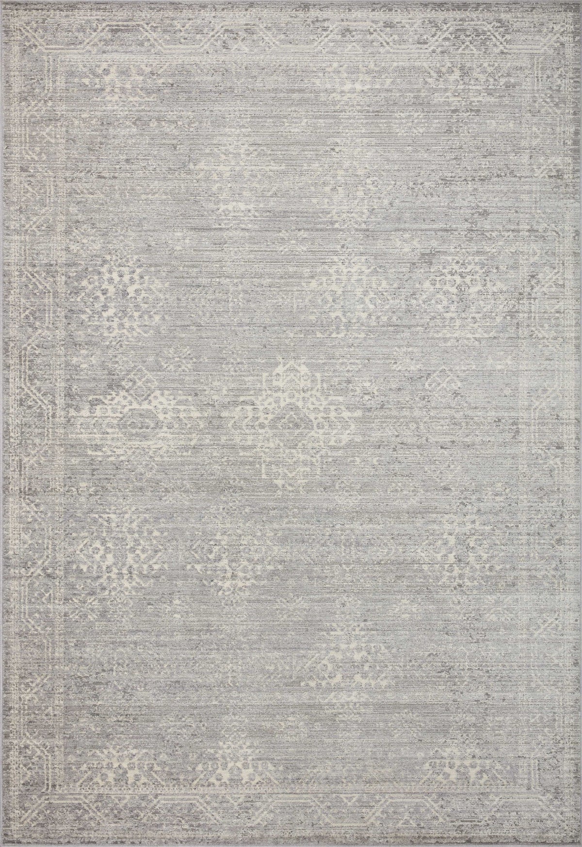 Indra Silver / Ivory — a Loloi rug at Laurie Yapp Home.
