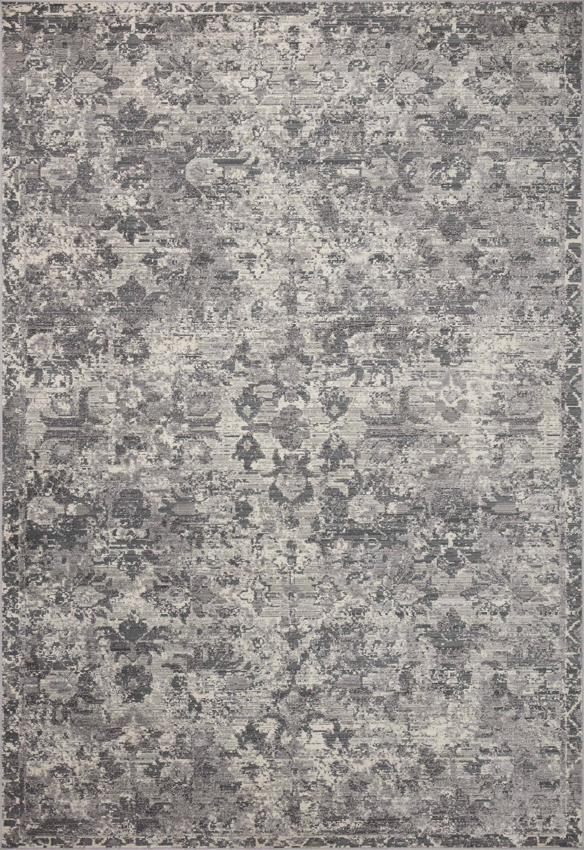 Indra Charcoal / Silver — a Loloi rug at Laurie Yapp Home.