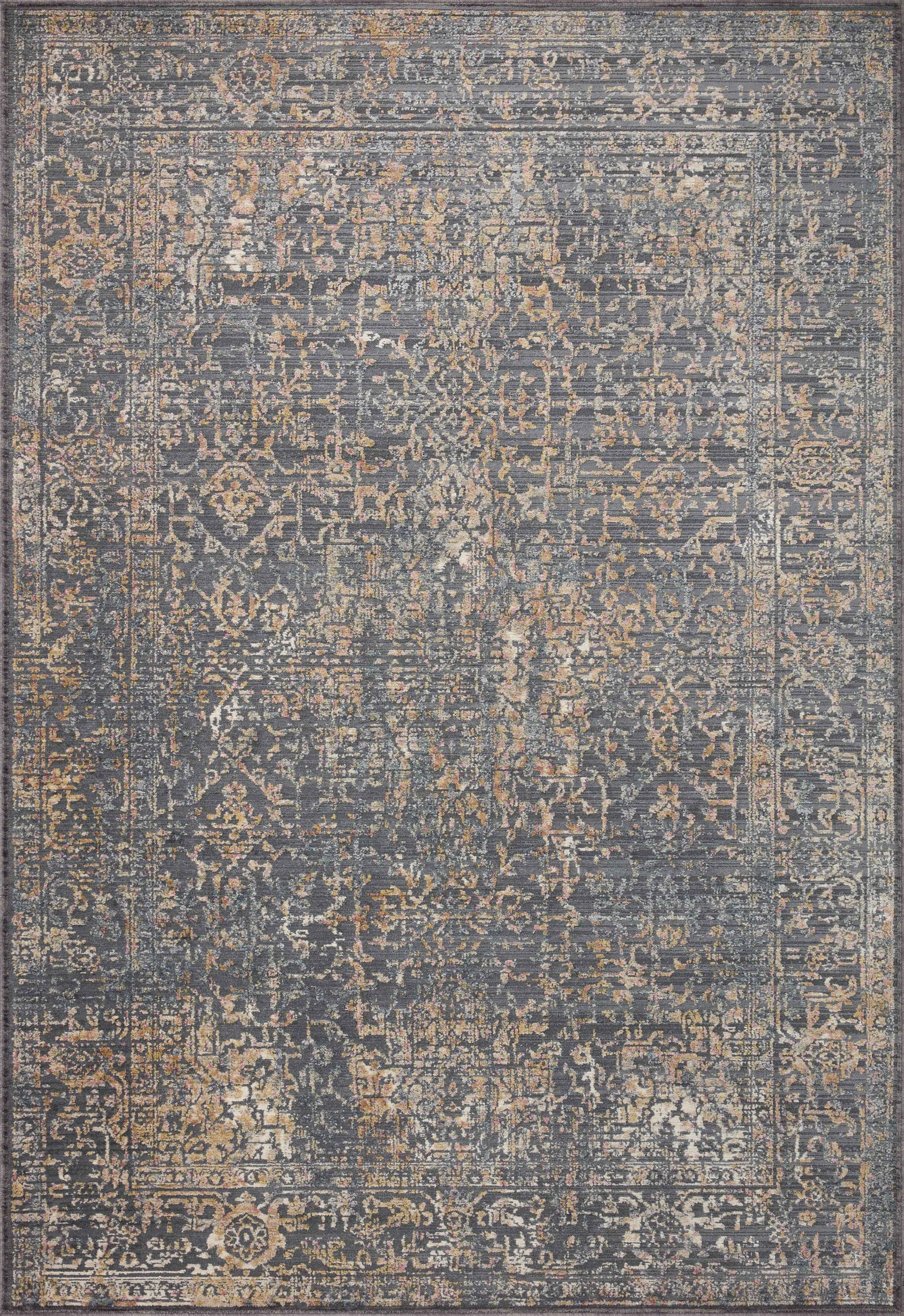 Indra Graphite / Sunset — a Loloi rug at Laurie Yapp Home.