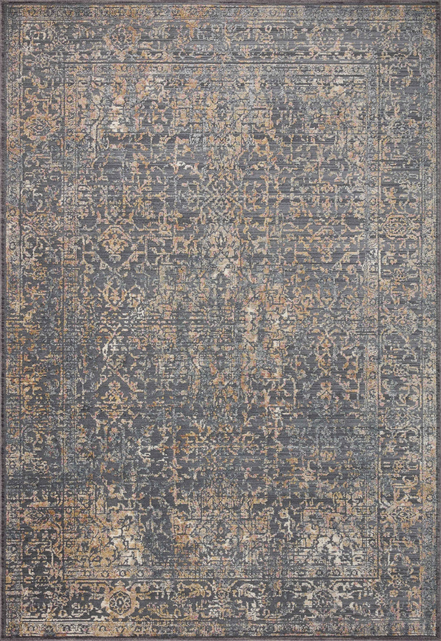 Indra Graphite / Sunset — a Loloi rug at Laurie Yapp Home.