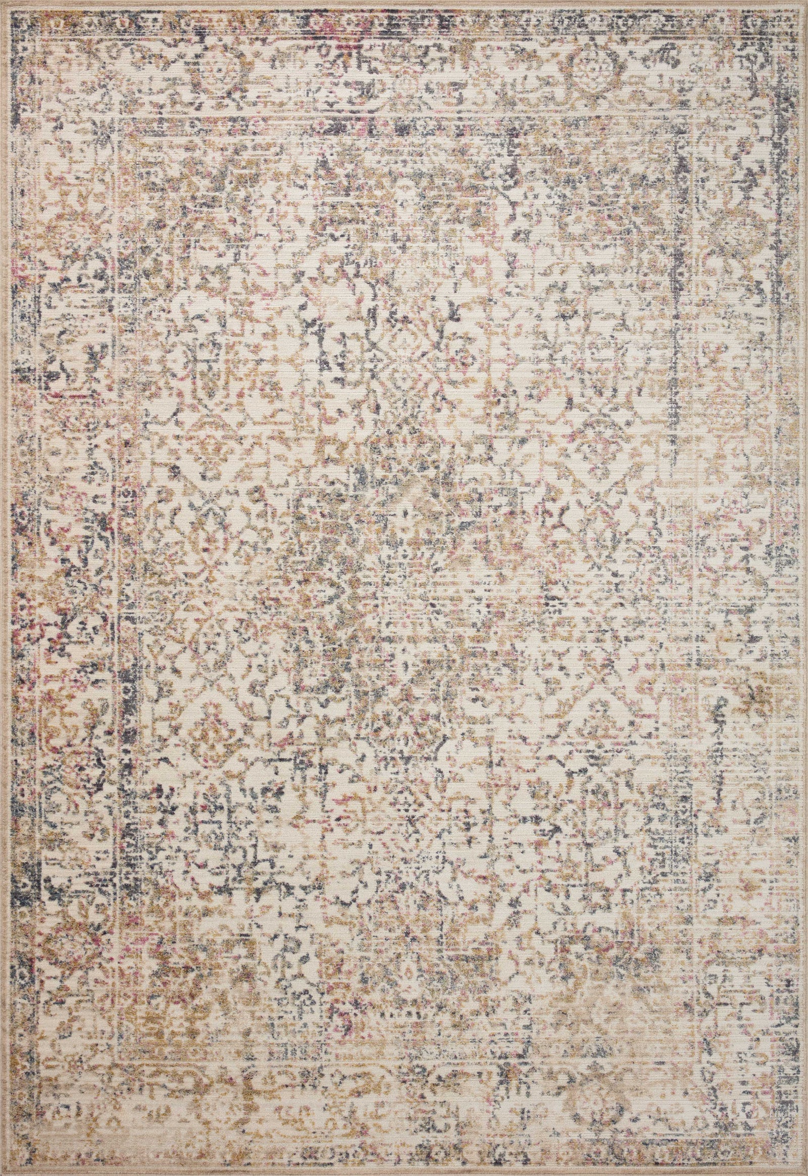 Indra Ivory / Multi — a Loloi rug at Laurie Yapp Home.