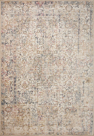 Indra Ivory / Multi — a Loloi rug at Laurie Yapp Home.