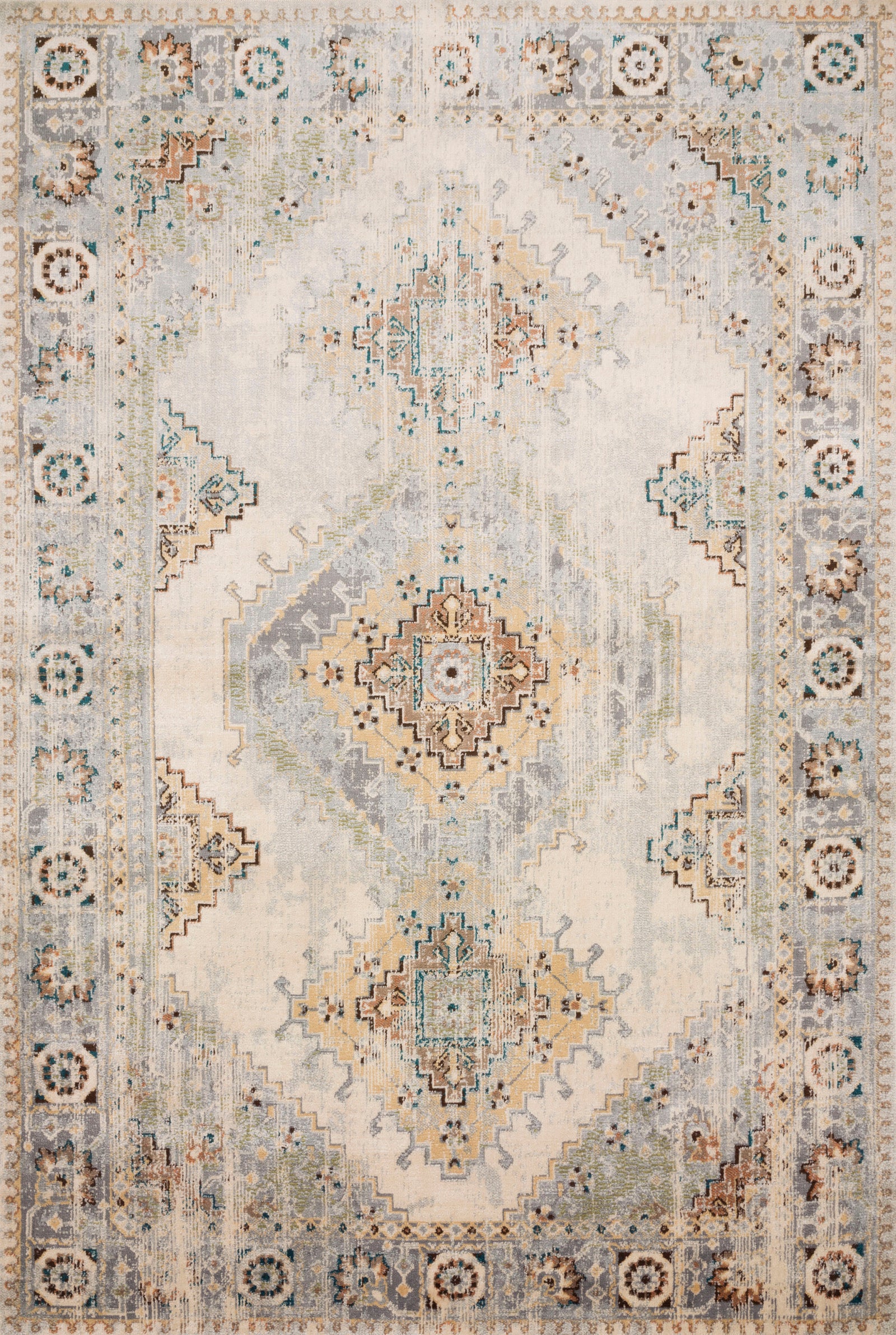Isadora Oatmeal / Silver — a Loloi rug at Laurie Yapp Home.