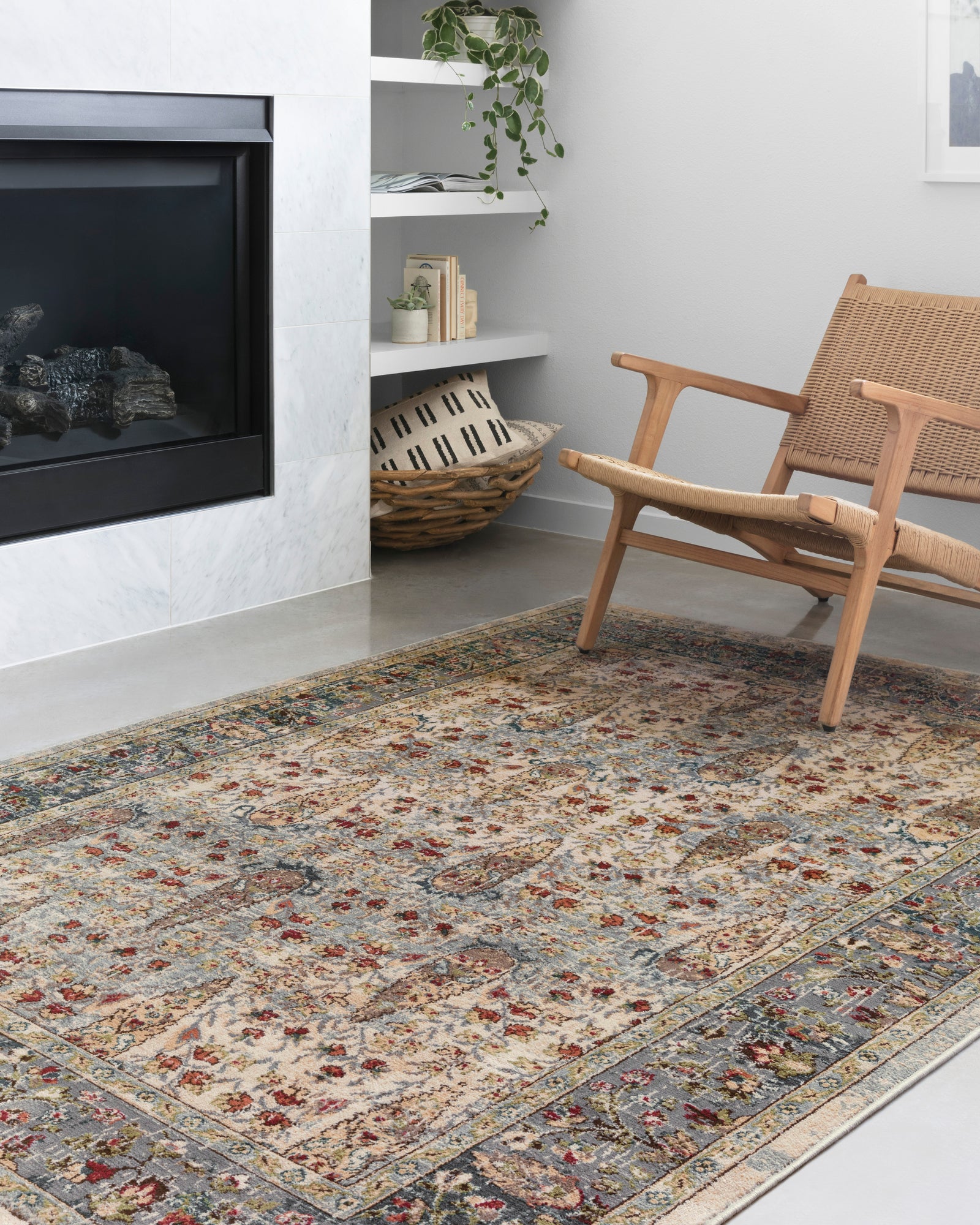 Isadora Sand / Steel — a Loloi rug at Laurie Yapp Home.