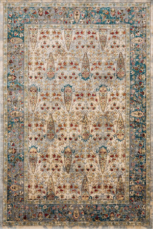 Isadora Sand / Steel — a Loloi rug at Laurie Yapp Home.