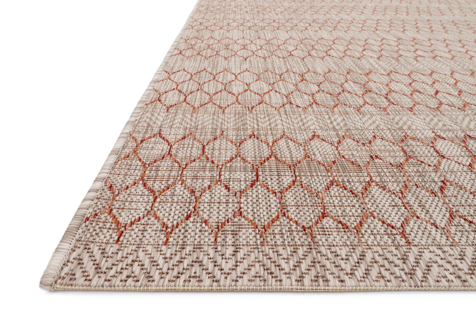 Isle Beige / Rust — a Loloi rug at Laurie Yapp Home.