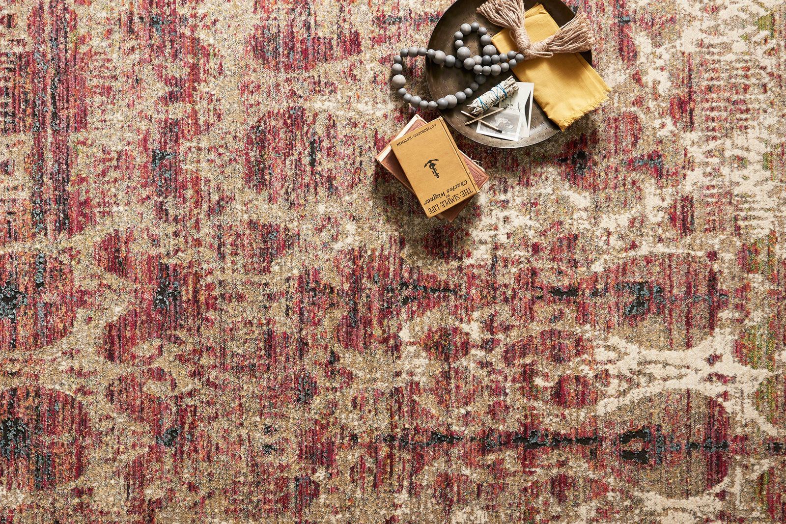 Javari Drizzle / Berry — a Loloi rug at Laurie Yapp Home.