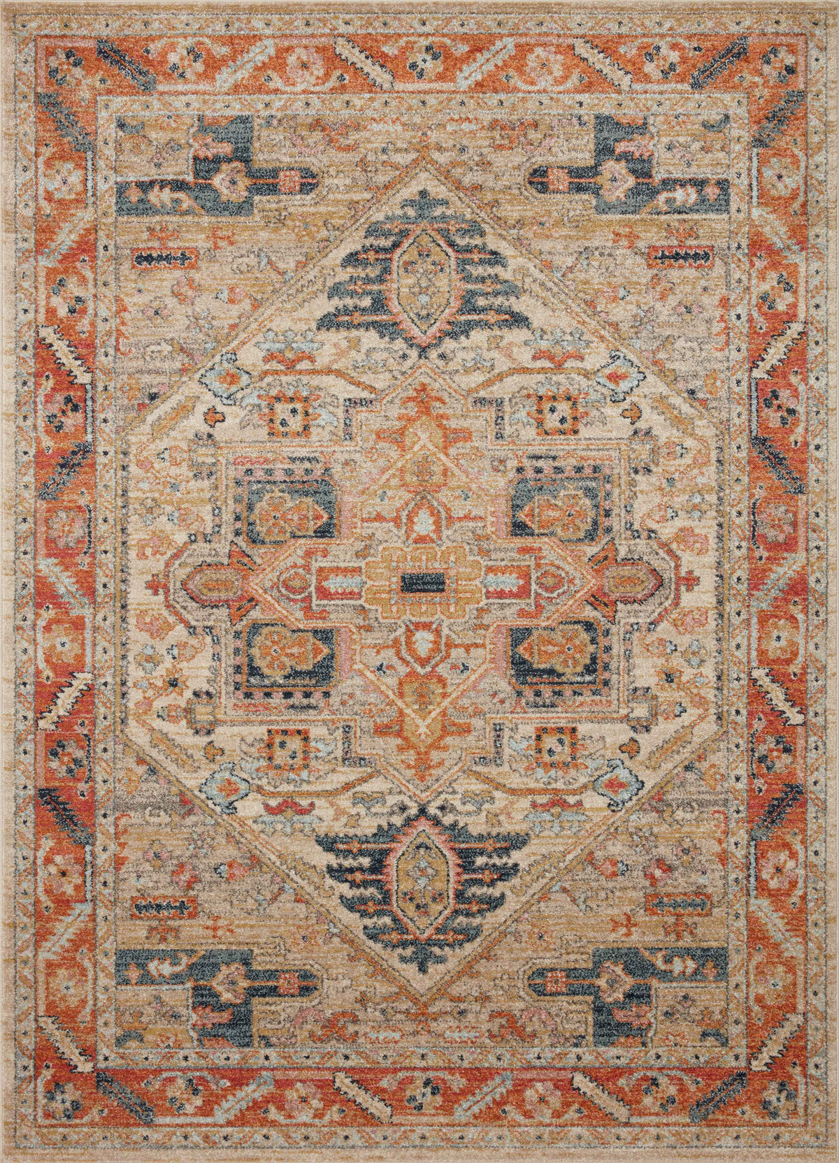 Jocelyn Sand / Multi — a Loloi rug at Laurie Yapp Home.