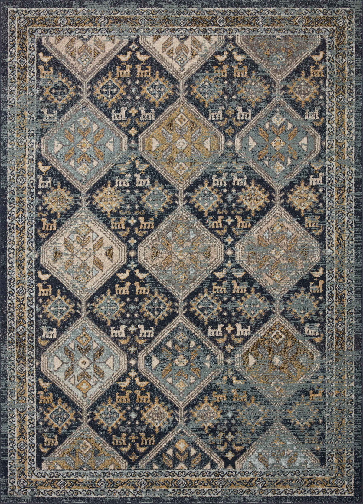 Jocelyn Navy / Blue — a Loloi rug at Laurie Yapp Home.