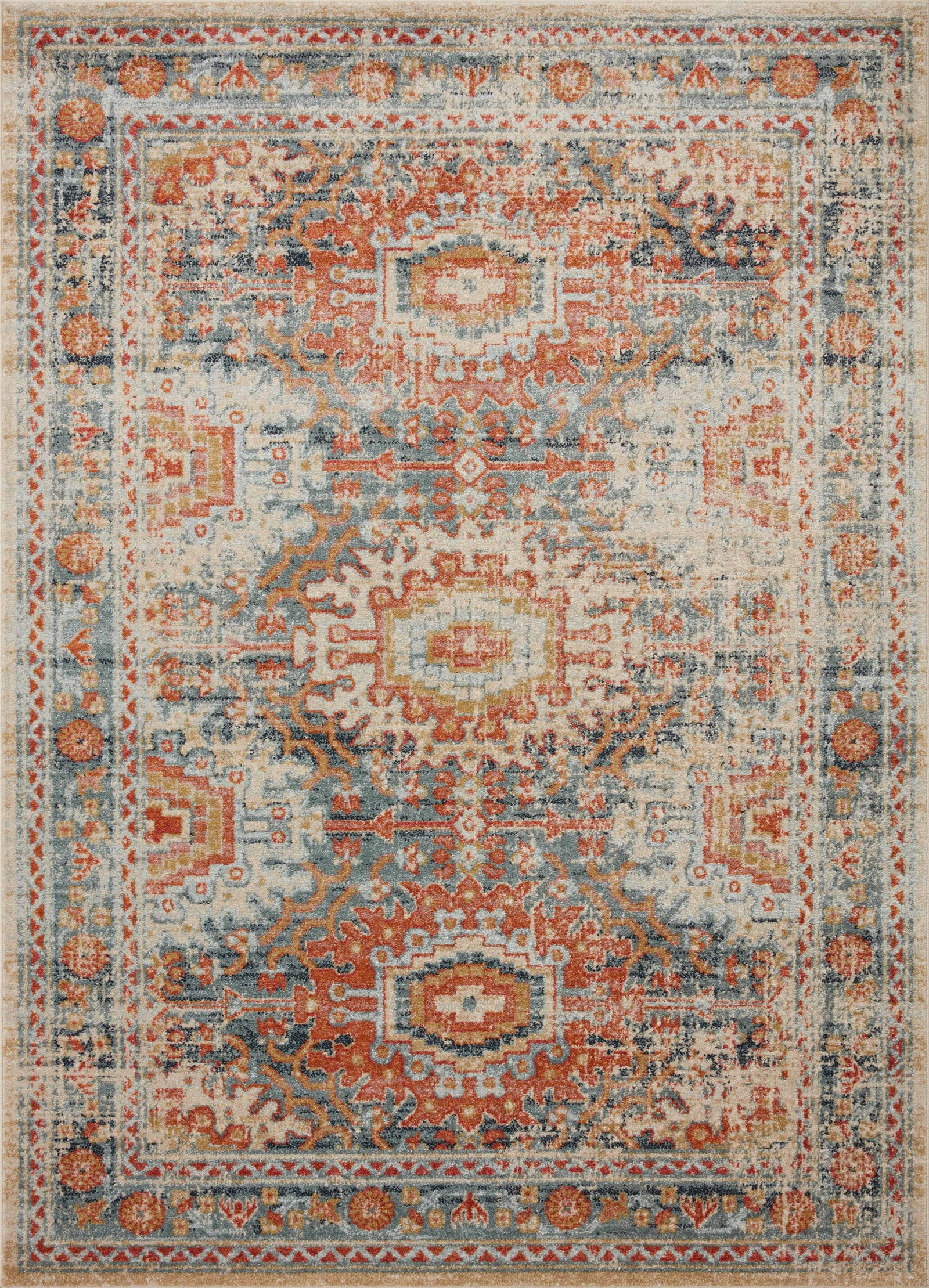 Jocelyn Mist / Multi — a Loloi rug at Laurie Yapp Home.