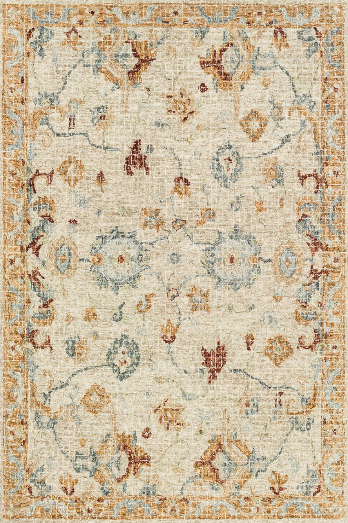 Julian Ivory / Multi — a Loloi rug at Laurie Yapp Home.