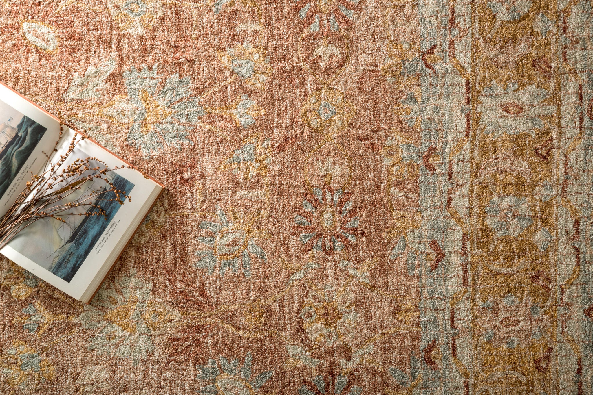 Julian Terracotta / Gold shown from another angle.