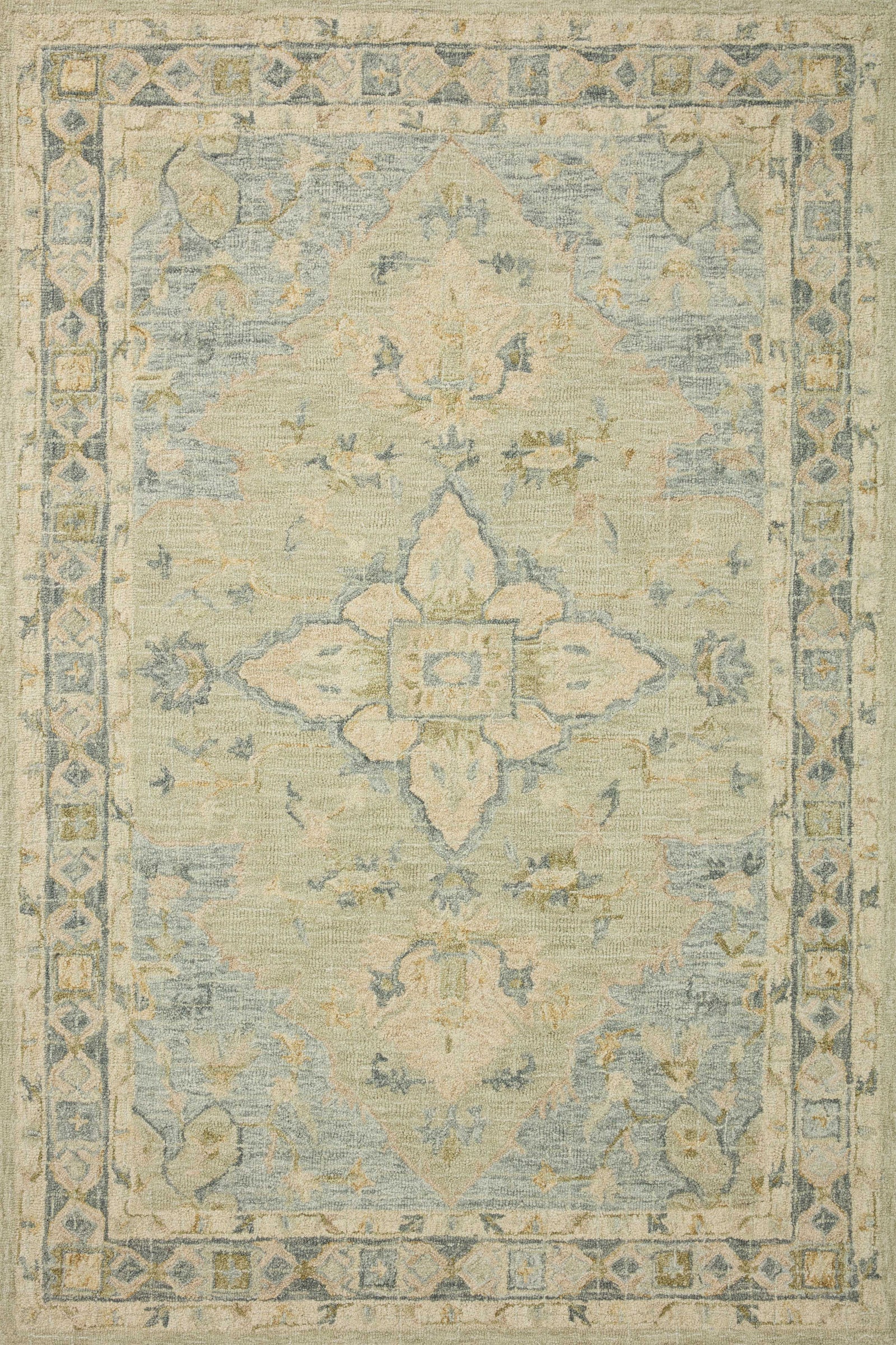 Julian Seafoam Green / Spa — a Loloi rug at Laurie Yapp Home.