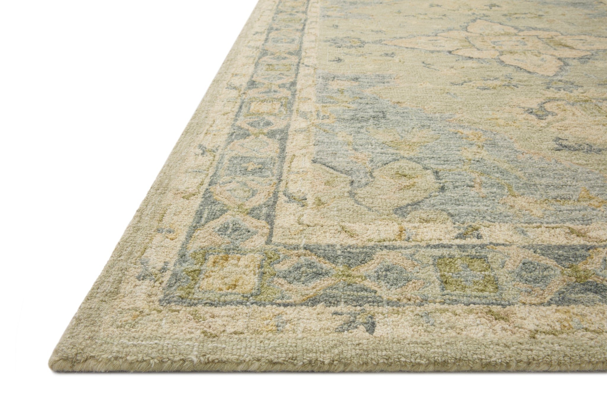 Julian Seafoam Green / Spa shown from a different angle to reveal its pattern.