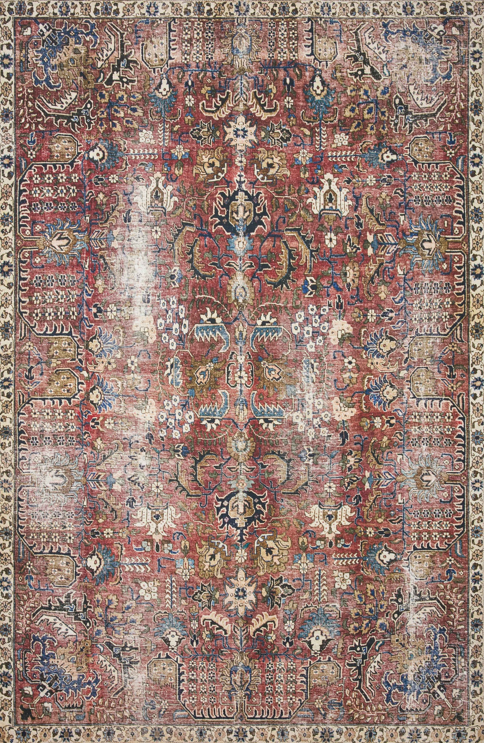 Jules Merlot / Multi — a Loloi rug at Laurie Yapp Home.