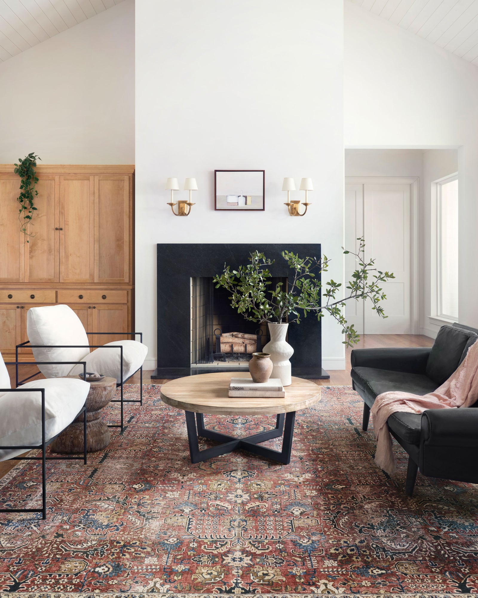 Jules Merlot / Multi — a Loloi rug at Laurie Yapp Home.