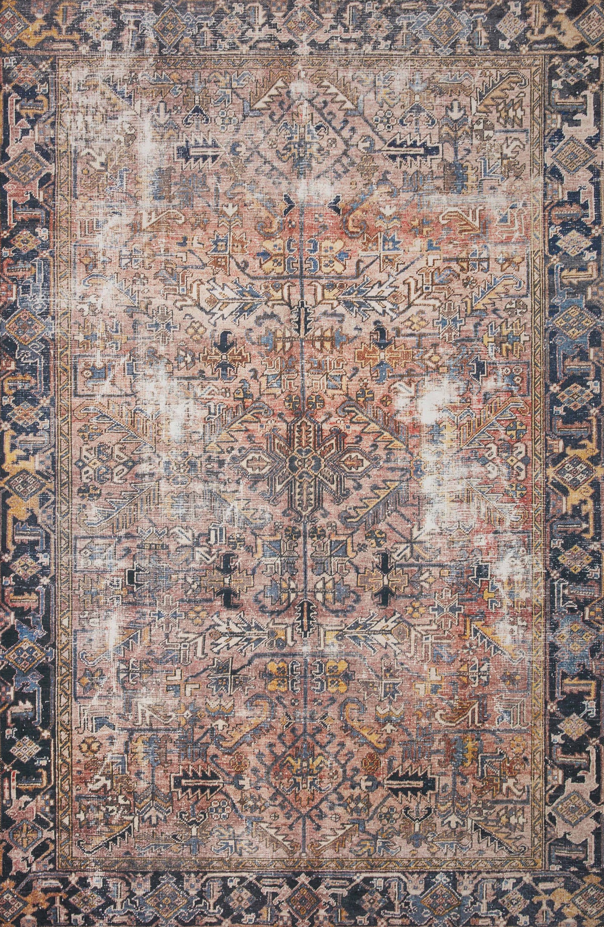 Jules Terracotta / Multi — a Loloi rug at Laurie Yapp Home.