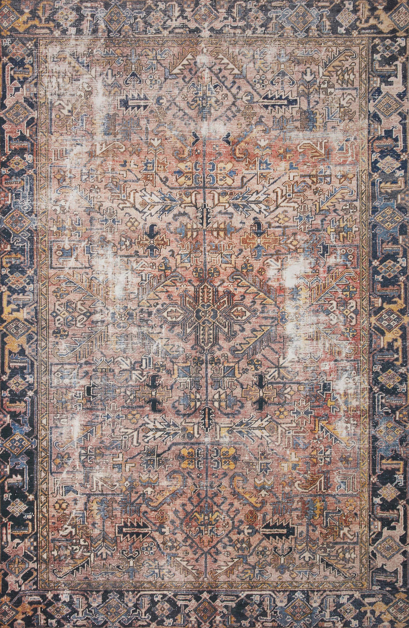 Jules Terracotta / Multi — a Loloi rug at Laurie Yapp Home.