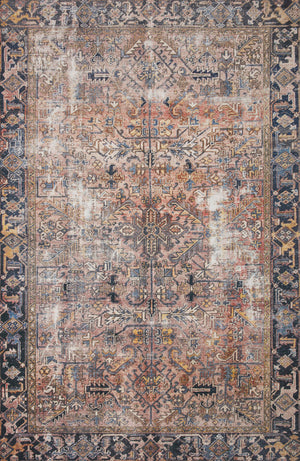 Jules Terracotta / Multi — a Loloi rug at Laurie Yapp Home.