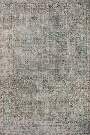 Jules Emerald / Antique Ivory — a Loloi rug at Laurie Yapp Home.