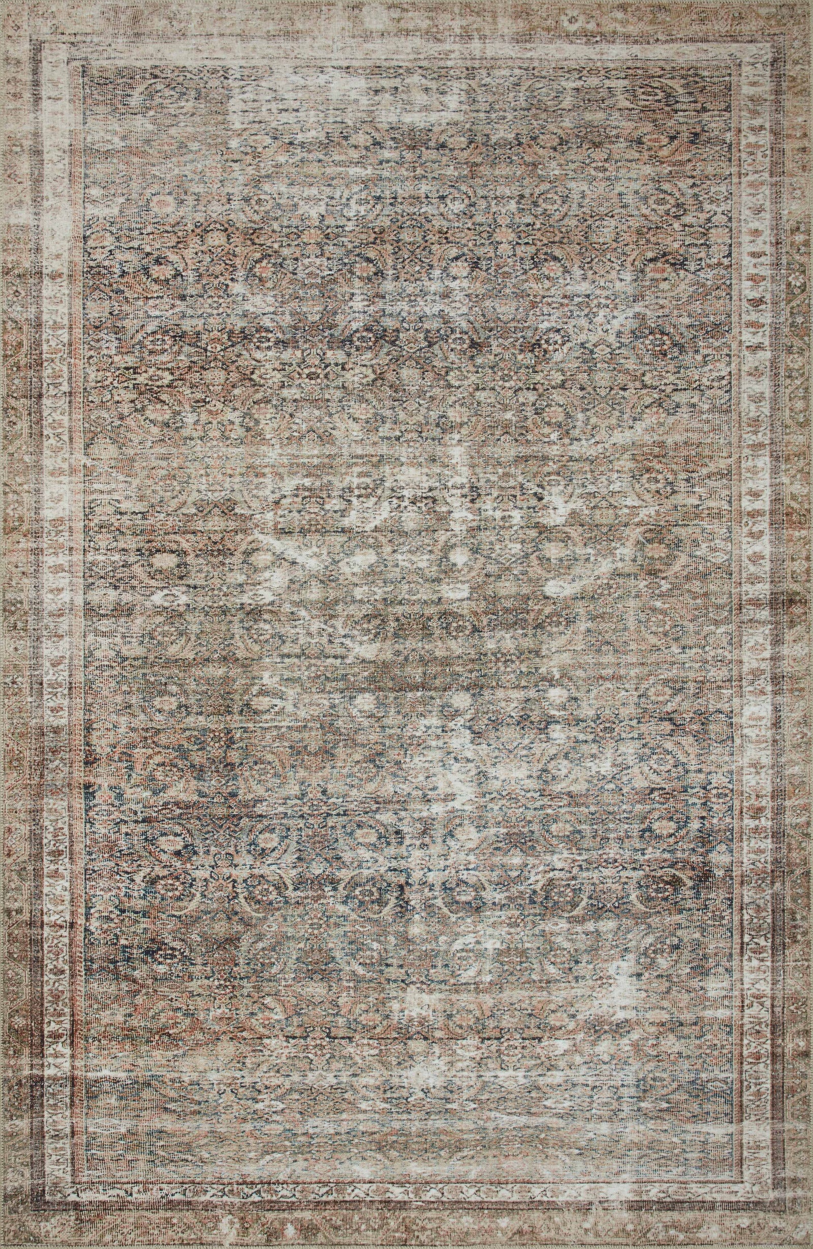 Jules Ink / Terracotta — a Loloi rug at Laurie Yapp Home.