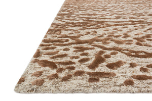 Juneau Oatmeal / Terracotta styled in a living room at Laurie Yapp Home.