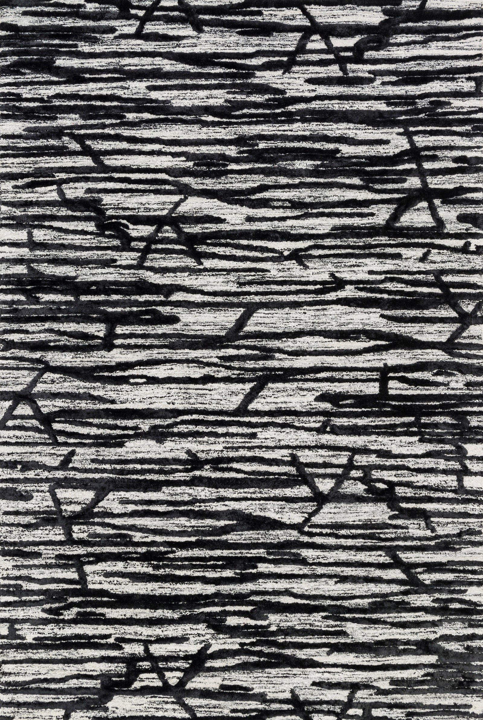 Juneau Ivory / Black — a Loloi rug at Laurie Yapp Home.