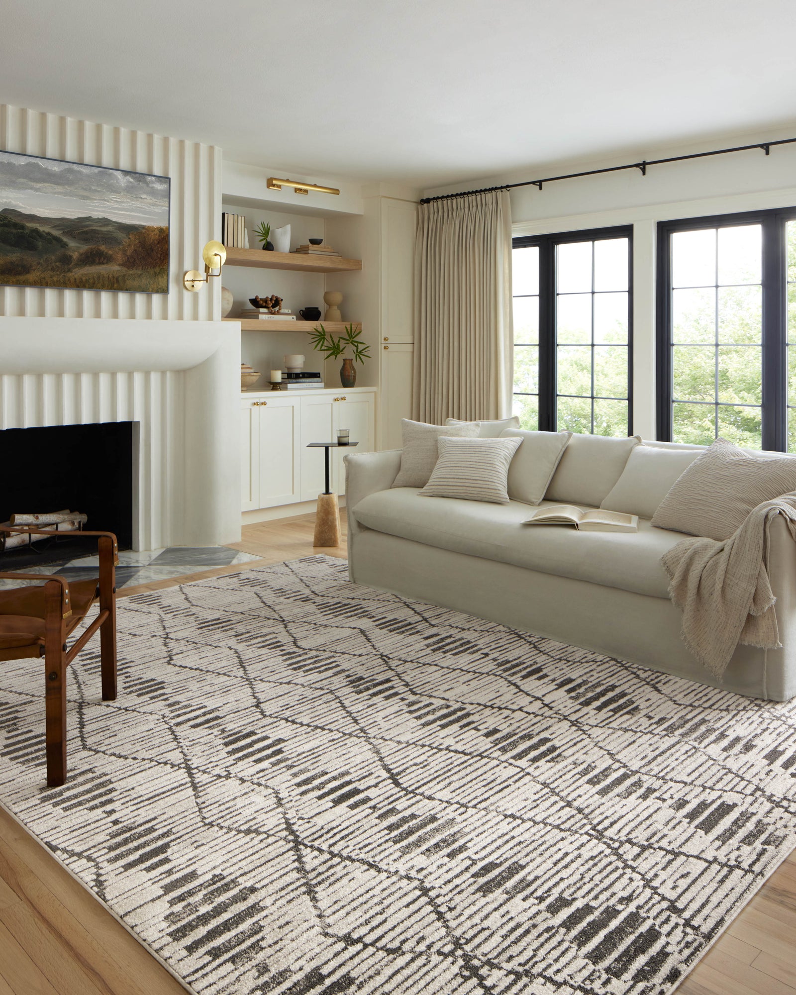 Kamala Charcoal / Dove — a Loloi rug at Laurie Yapp Home.