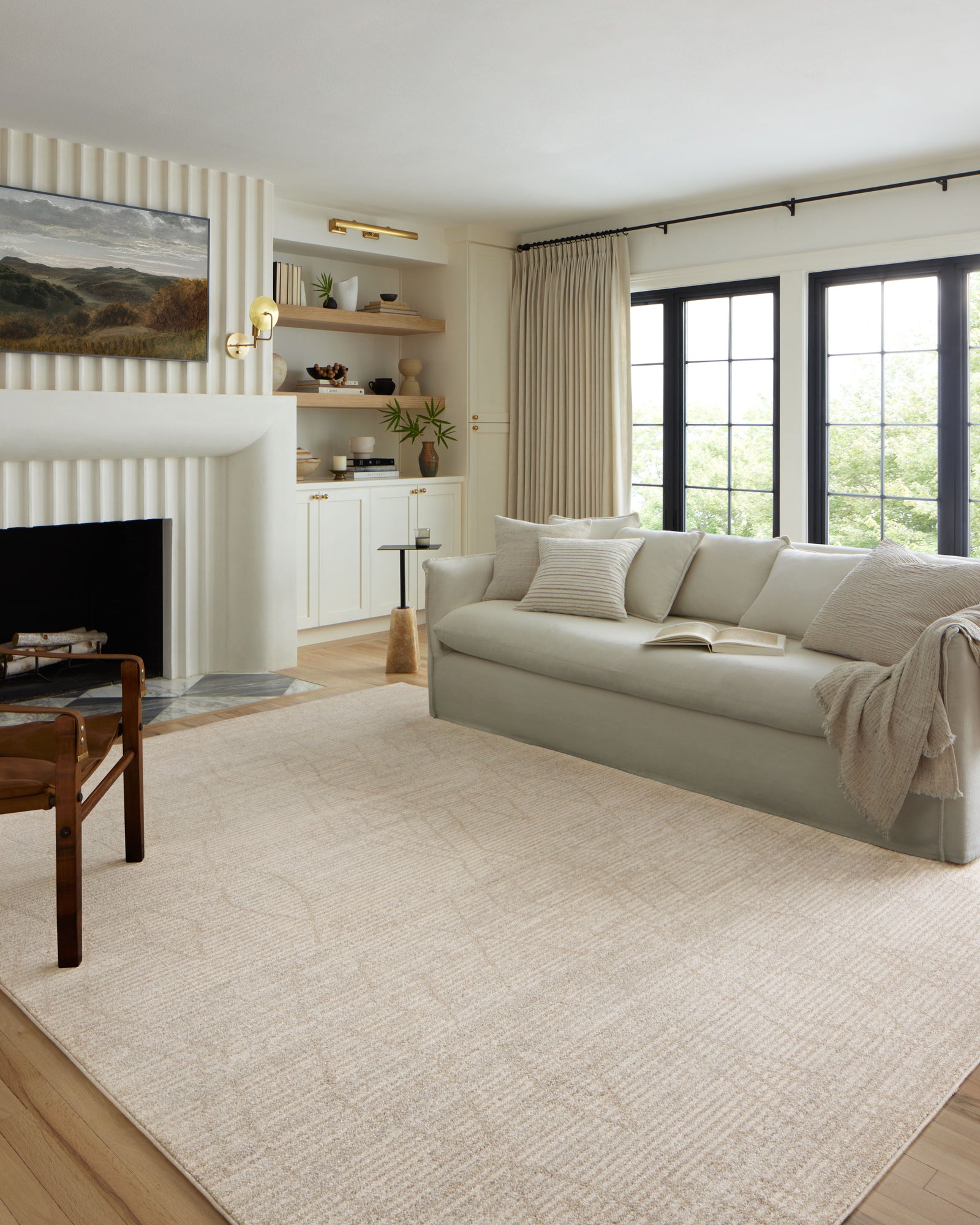 Kamala Natural / Mist — a Loloi rug at Laurie Yapp Home.
