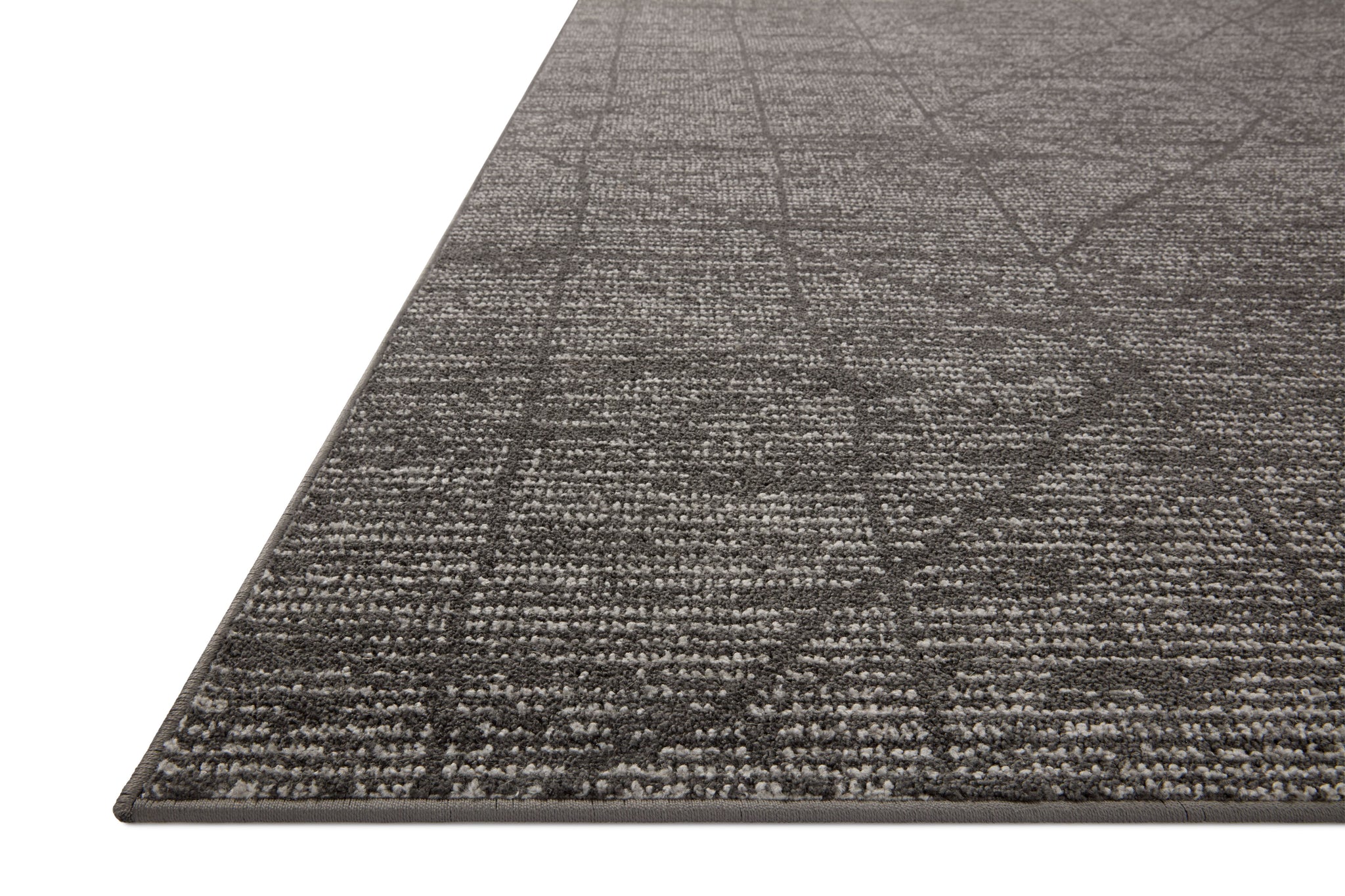 Kamala Charcoal / Ivory shown from a different angle to reveal its pattern.