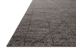 Kamala Charcoal / Ivory shown from a different angle to reveal its pattern.