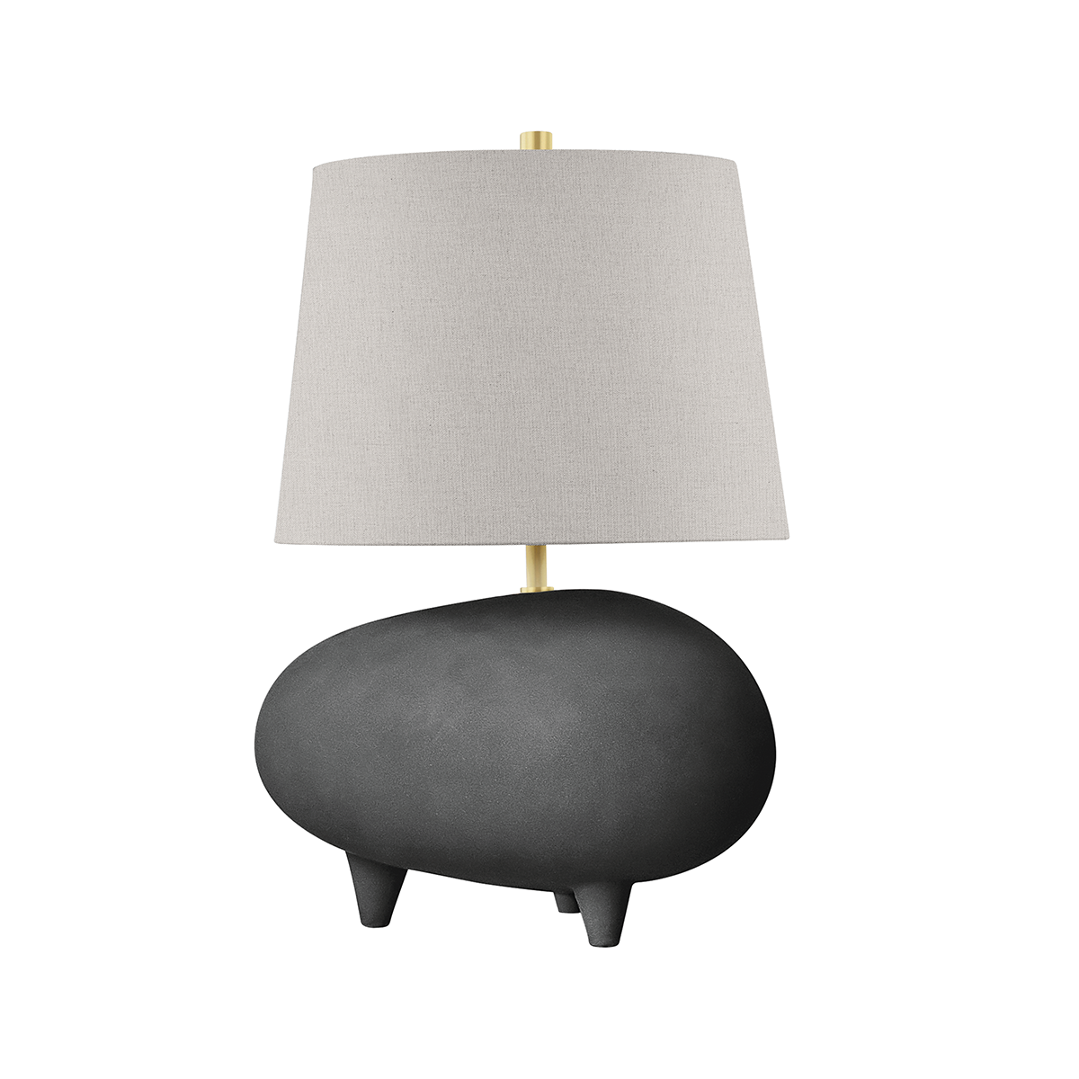 Tiptoe Table Lamp in aged brass — a Hudson Valley table lamp for living rooms, entries, and bedrooms at Laurie Yapp Home.