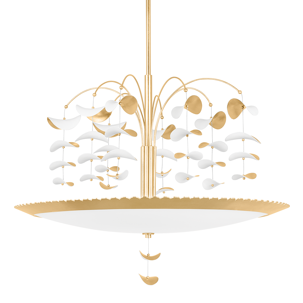 Paavo Chandelier 36" — a Hudson Valley chandelier for dining rooms, entries, and living rooms at Laurie Yapp Home.
