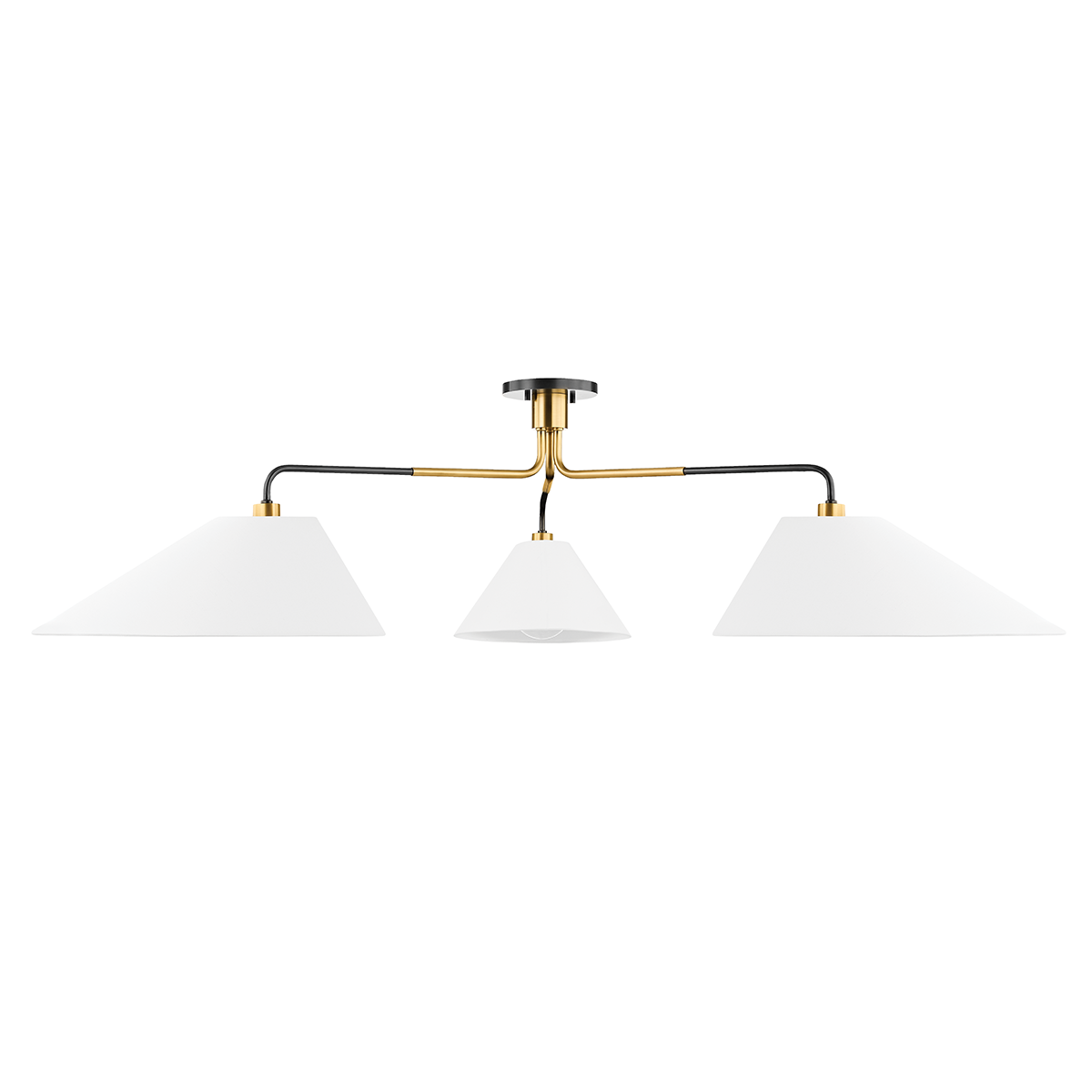 Duo Semi Flush — a Hudson Valley close-to-ceiling for hallways, bedrooms, and entryways at Laurie Yapp Home.