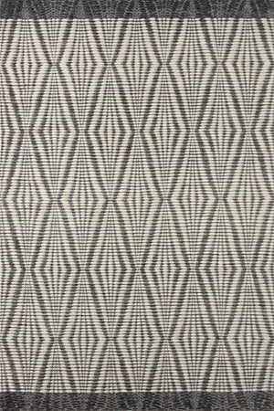 Kenzie Ivory / Charcoal — a Loloi rug at Laurie Yapp Home.