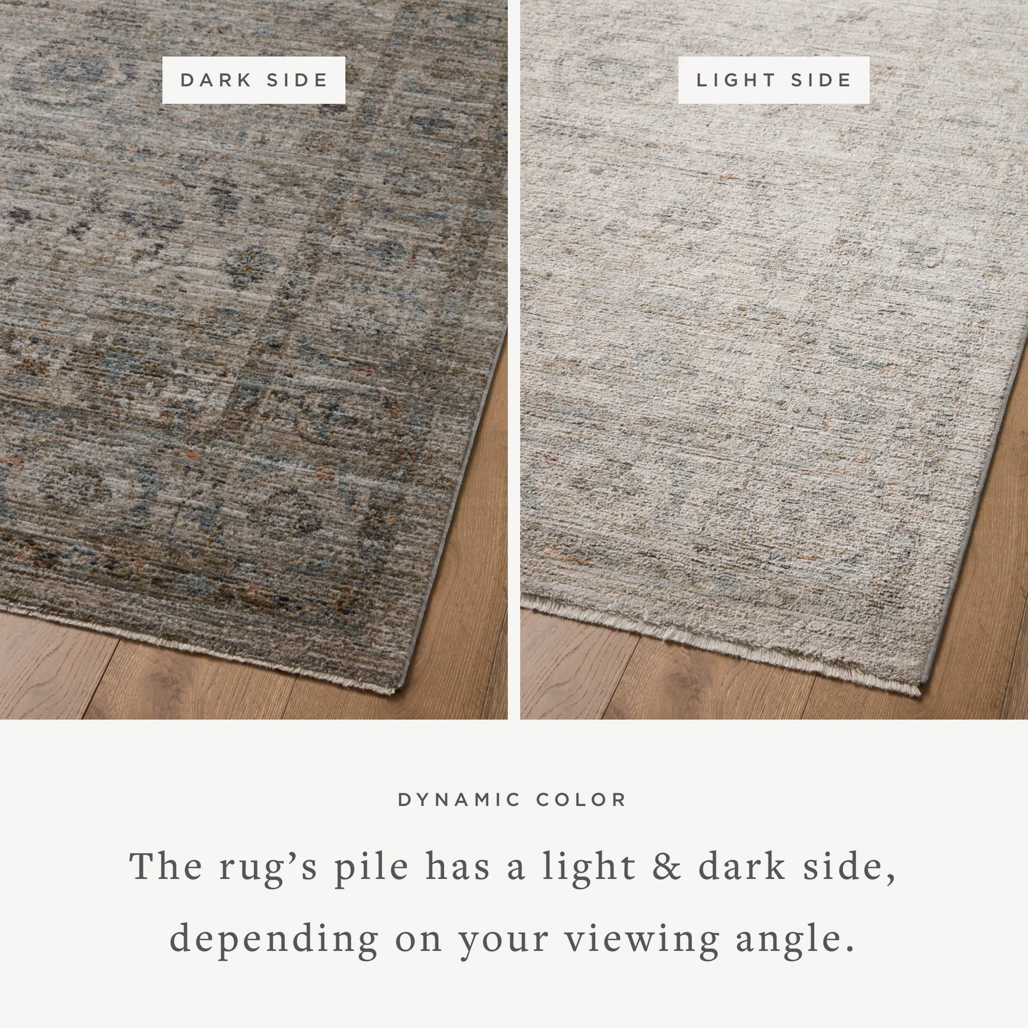 Katherine Beige / Mist shown from a different angle to reveal its pattern.