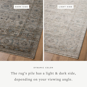 Katherine Beige / Mist shown from a different angle to reveal its pattern.