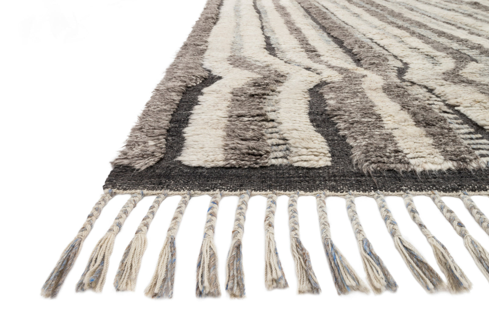 Khalid Stone / Charcoal — a Loloi rug at Laurie Yapp Home.