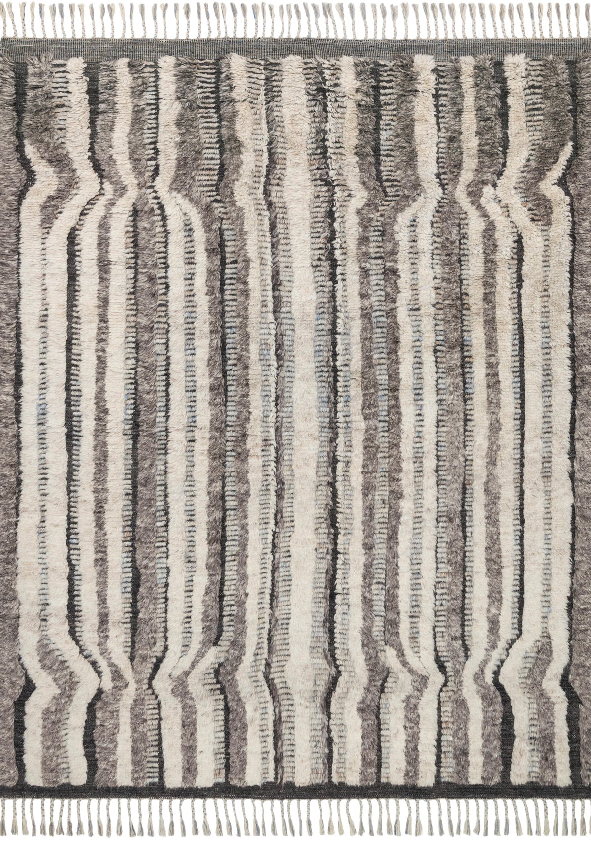 Khalid Stone / Charcoal — a Loloi rug at Laurie Yapp Home.