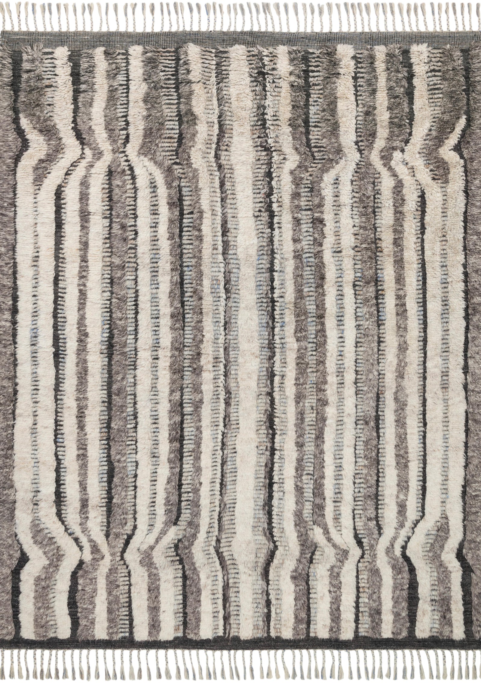 Khalid Stone / Charcoal — a Loloi rug at Laurie Yapp Home.