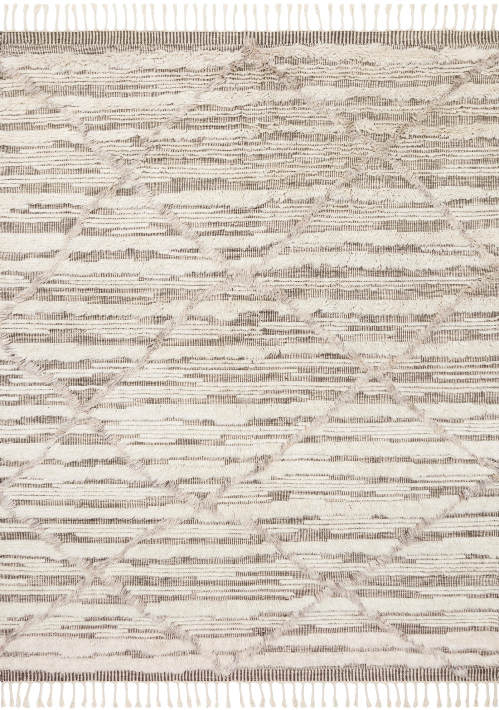 Khalid Ivory / Taupe — a Loloi rug at Laurie Yapp Home.