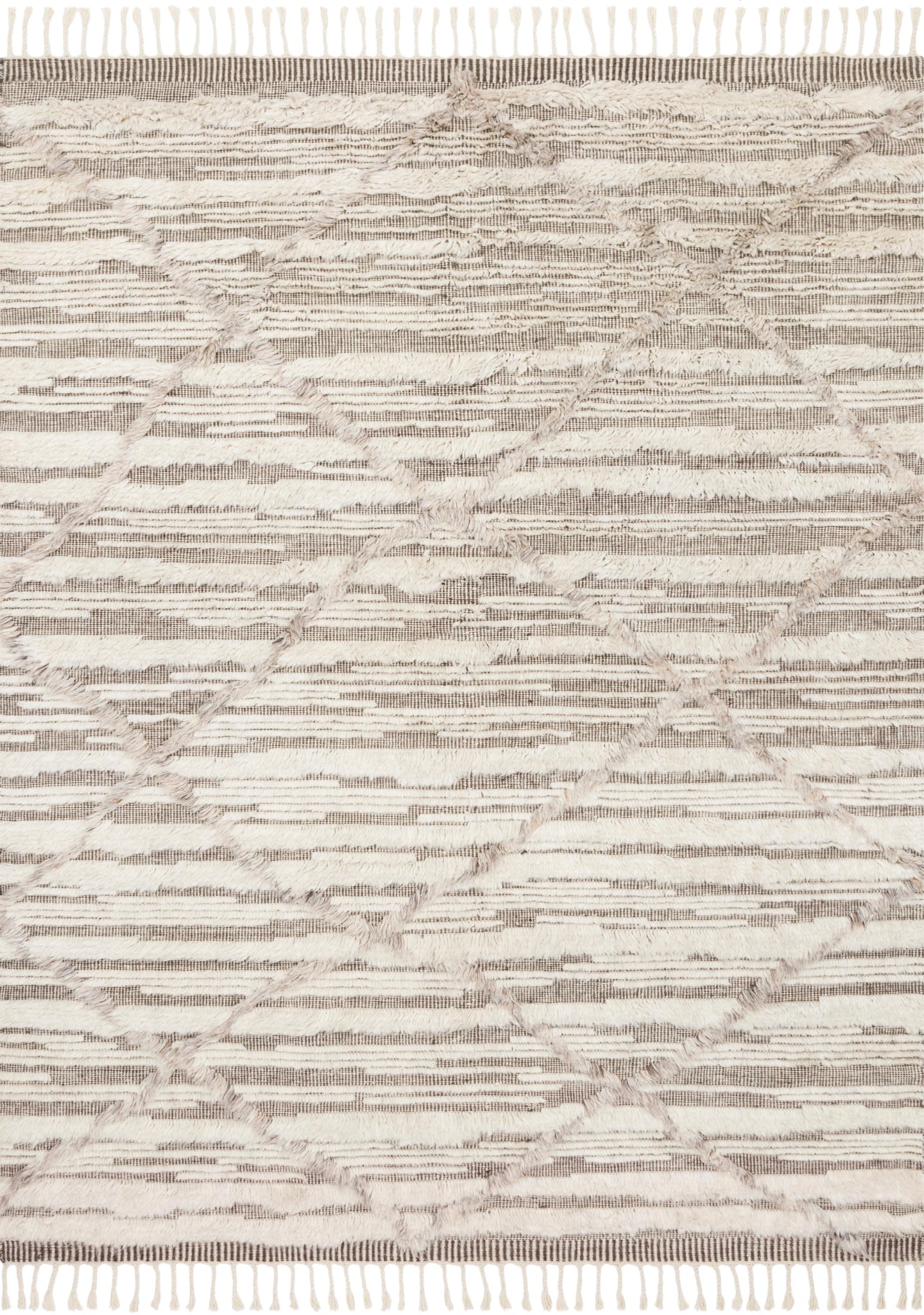 Khalid Ivory / Taupe — a Loloi rug at Laurie Yapp Home.