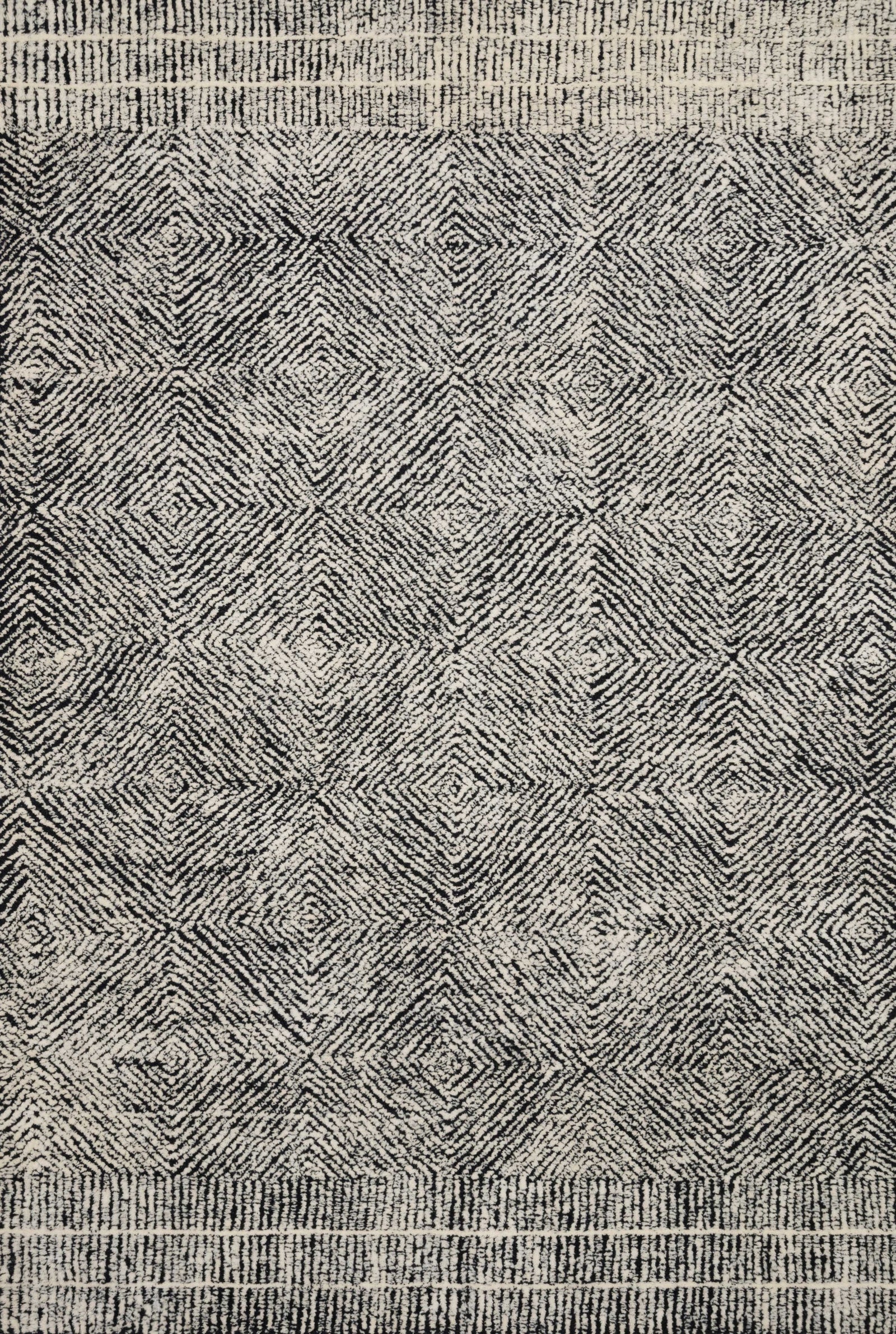 Kopa Black / Ivory — a Loloi rug at Laurie Yapp Home.