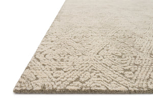 Side view of the Kopa Taupe / Ivory rug.